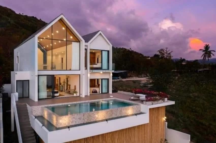 3 bedroom villa with magnificent sunset views in Bang Makham-VIL0030 — vue 1