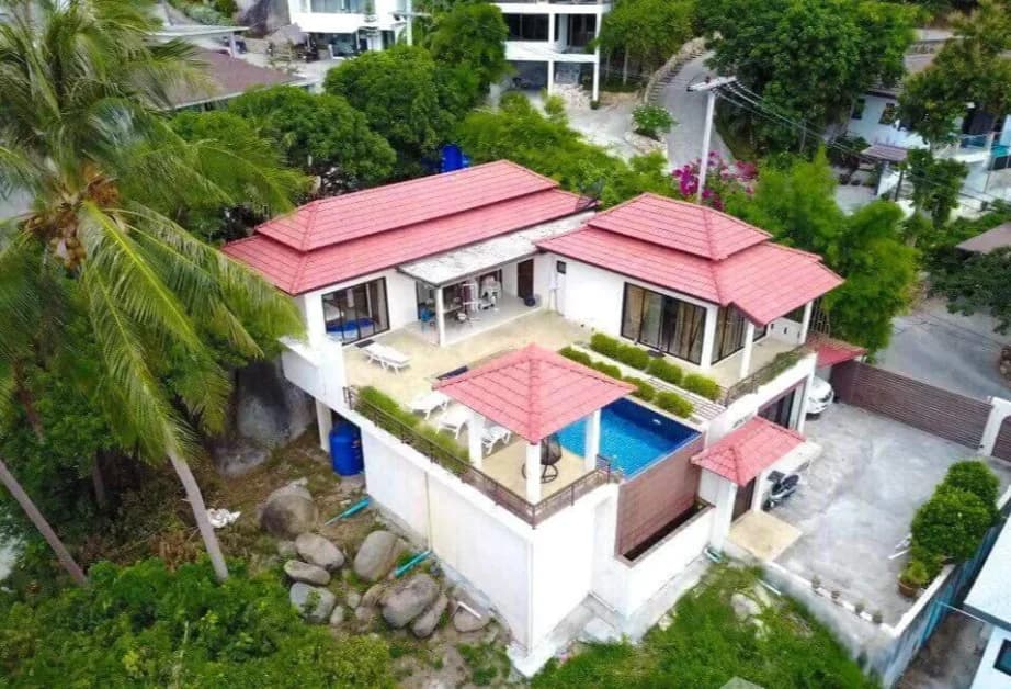 4 bedroom villa with sea views in Lamai-VIL0040 — vue 1