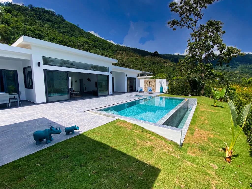 Villa Spacious 4 bedroom villa with a private pool and beautiful mountain views in Lamai-VIL0129 — view 1