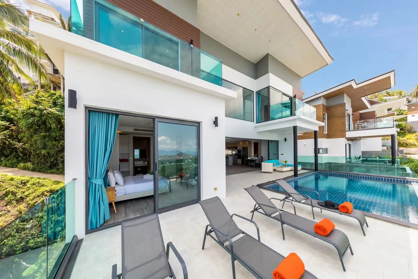 Newly built 3 bedroom villa with a private pool and wow sea views in Chaweng Noi – VIL0349 — view 1