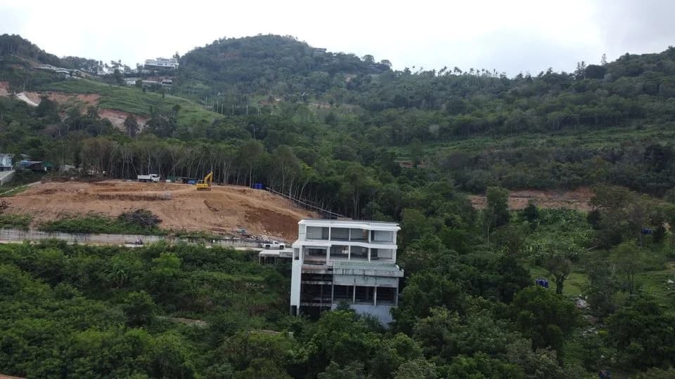 80% completed 5 bedroom sea view villa in prime Bophut area – VIL0397 — vue 1