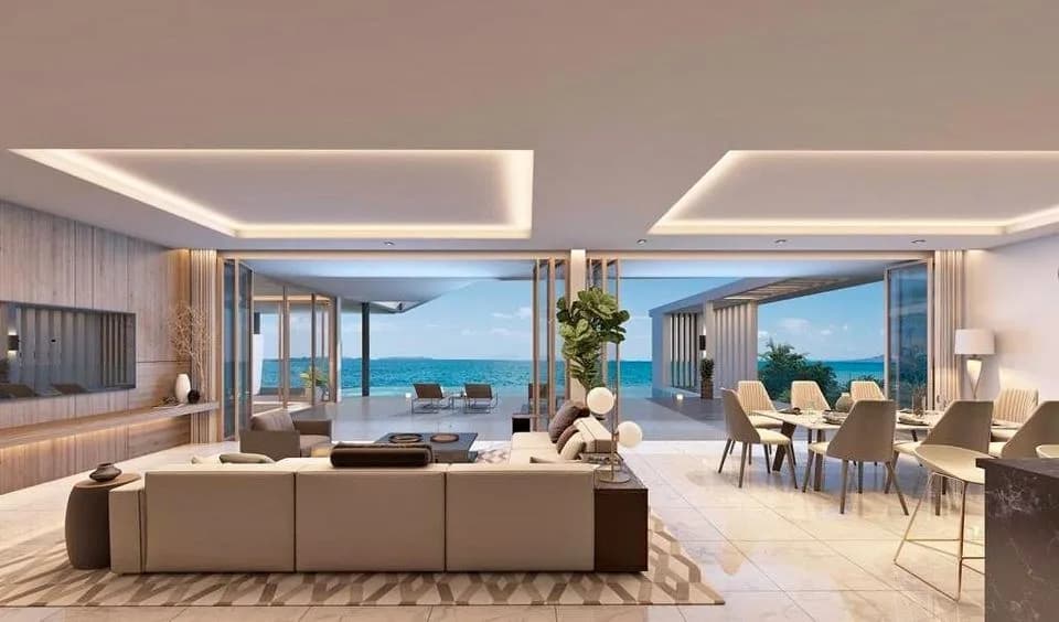 80% completed 5 bedroom sea view villa in prime Bophut area – VIL0397 — vignette 5