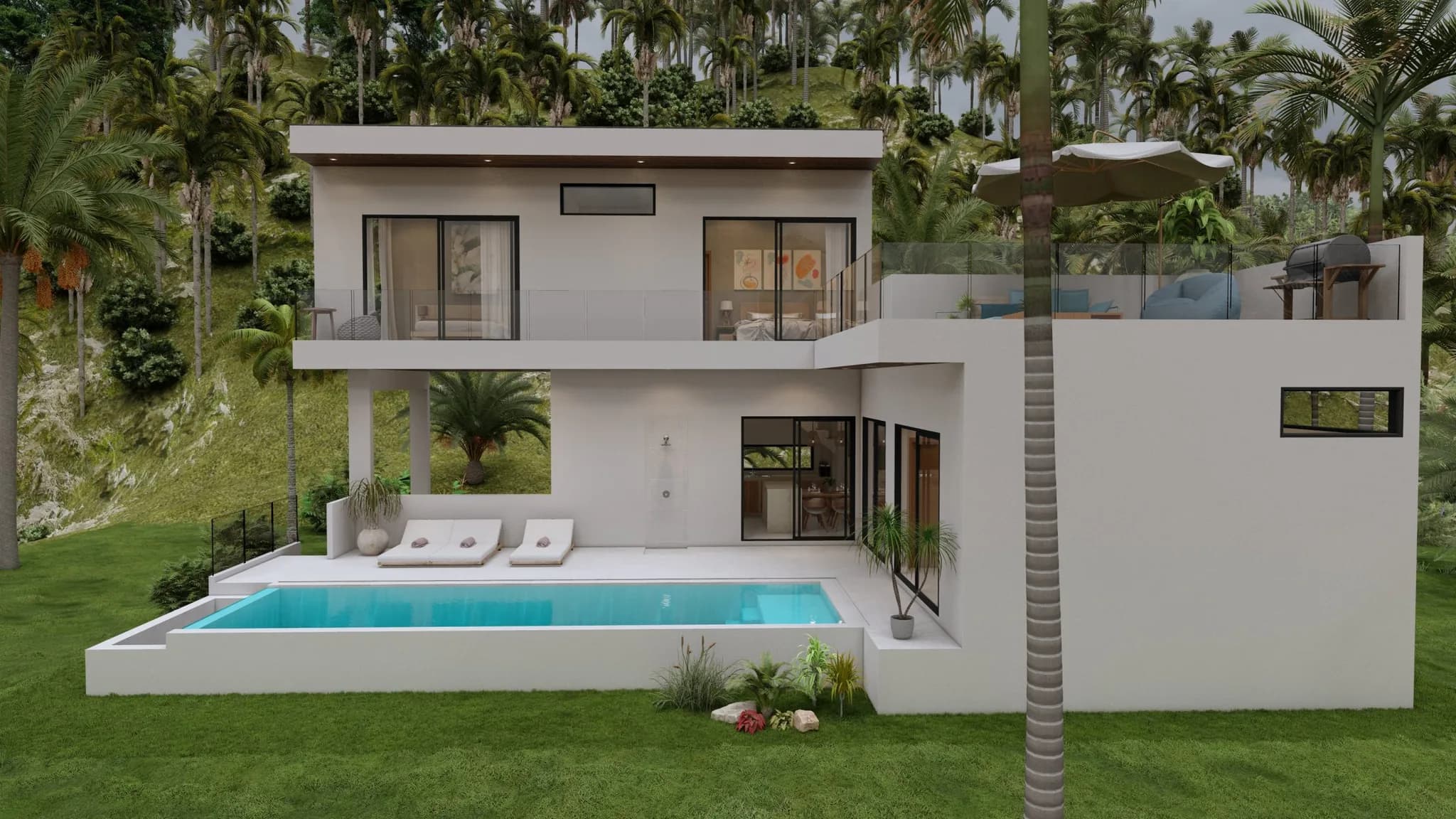 Affordable 3 bedroom private pool villas in a high demand Bophut area – VIL0410 — vignette 3
