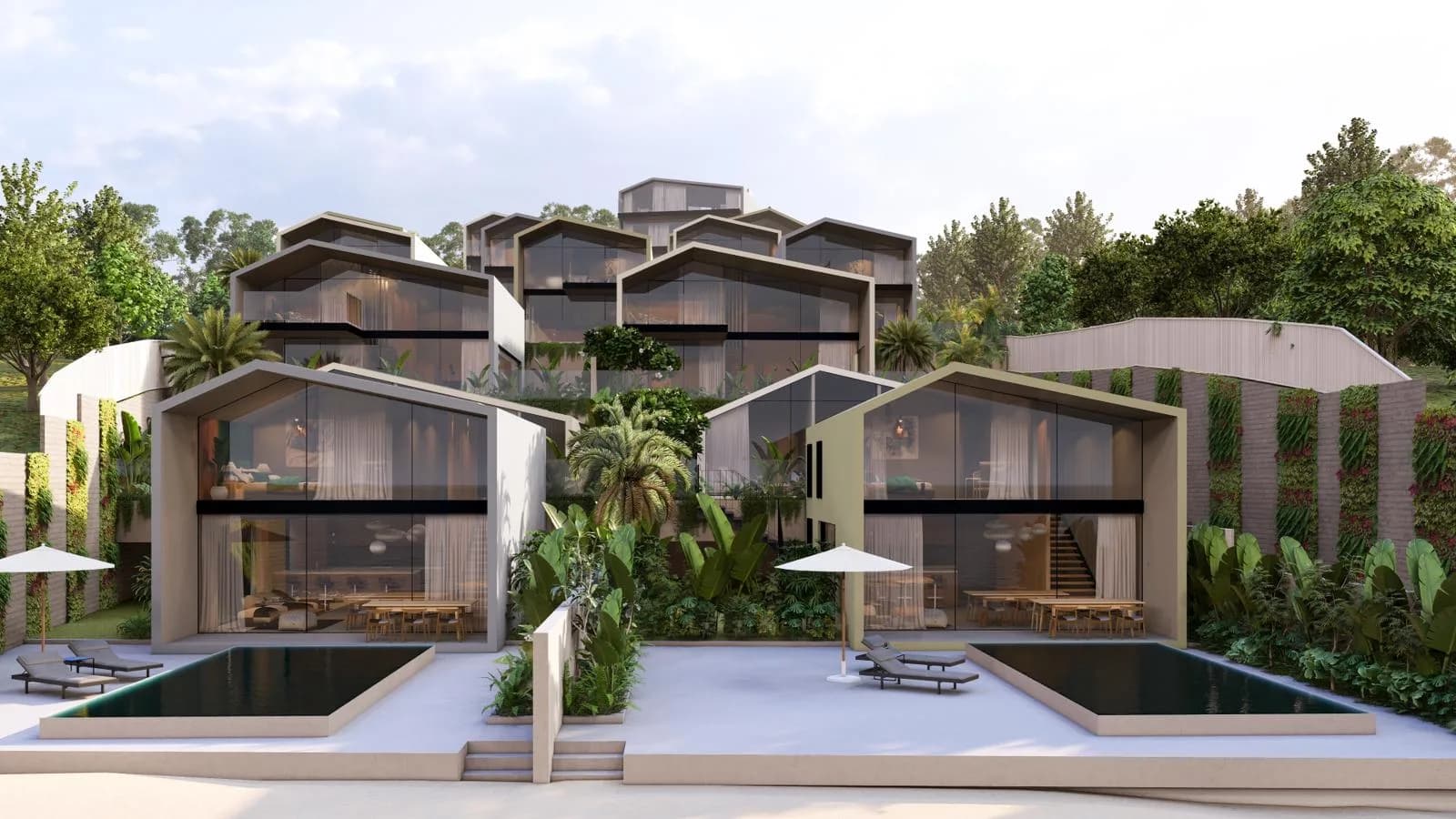 New luxury development of 14 beachfront 5 bedroom villas in Lamai – VIL0413 — vignette 2