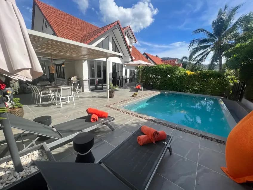 Cozy 4 bedroom villa with a pool in a quite residence in Bophut – VIL0420 — vue 1
