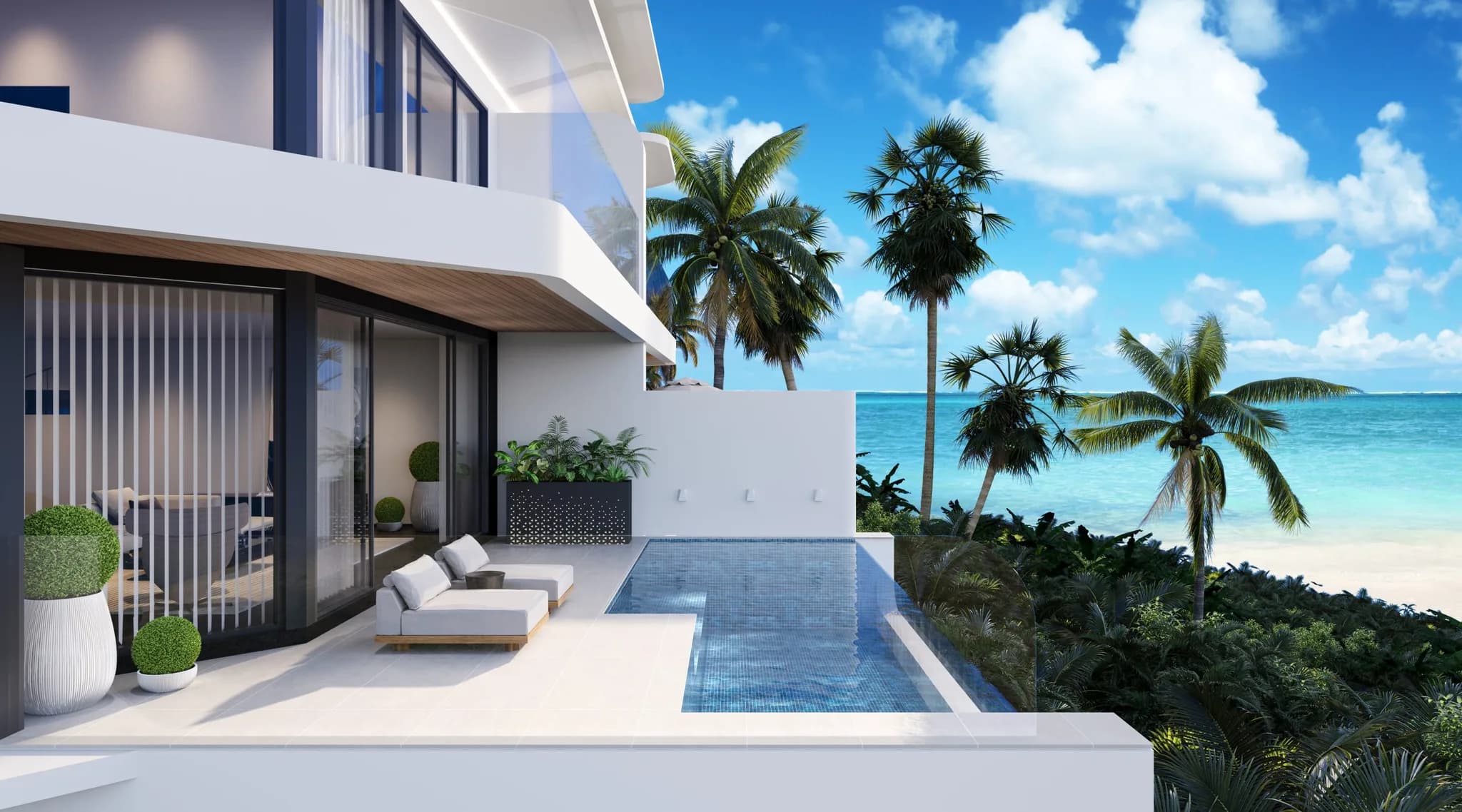 Modern semi-detached 2 bedroom sea view villas in Chaweng Noi – VIL0432 — vignette 2