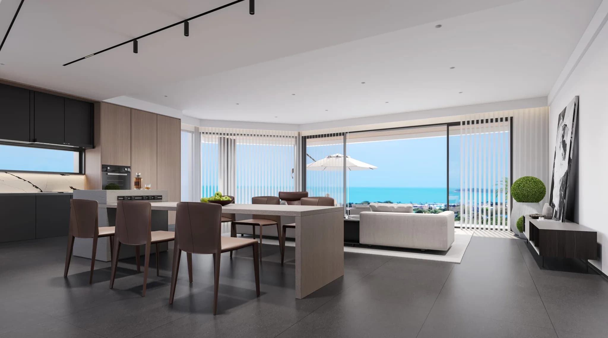 Modern semi-detached 2 bedroom sea view villas in Chaweng Noi – VIL0432 — vignette 3