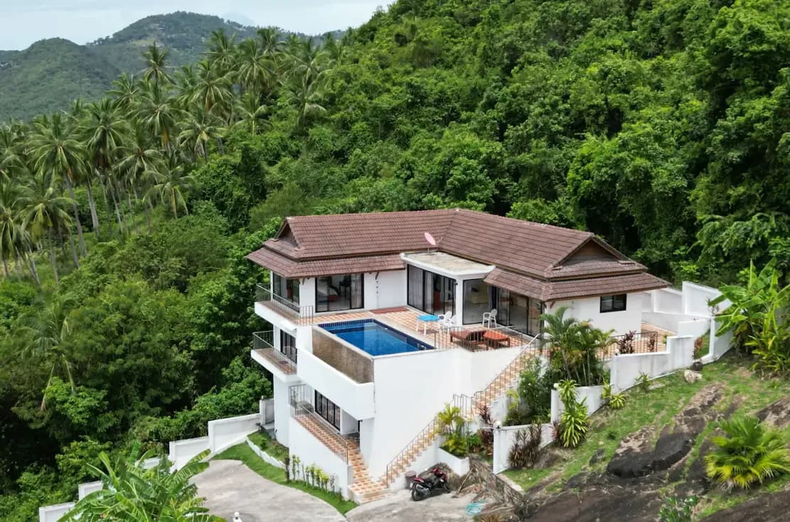 4 bedroom private pool villa with sea and mountain views in Maenam – VIL0435 — vignette 2