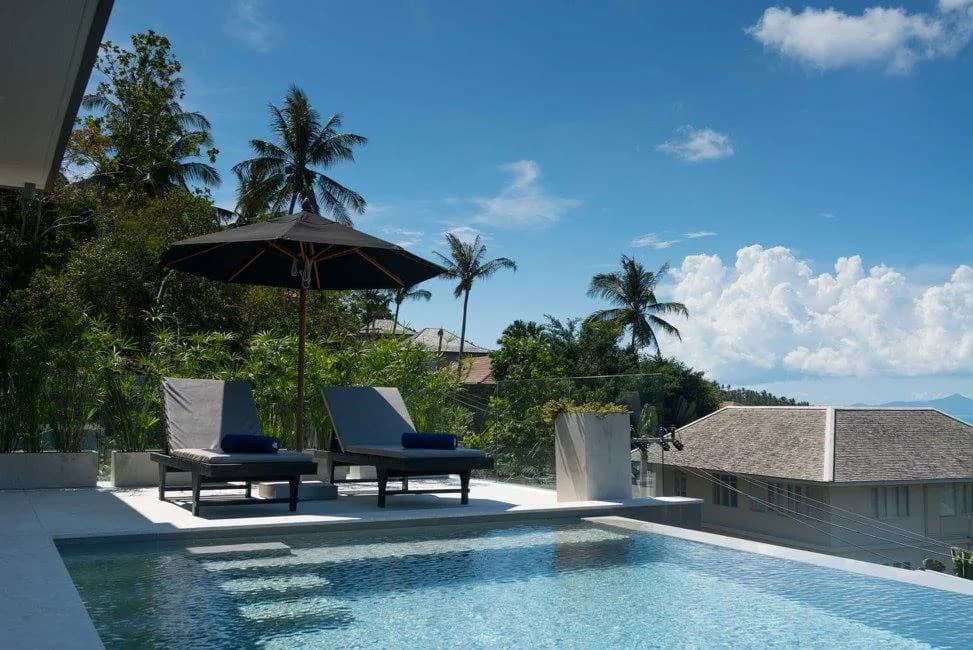 Modern 3 bedroom villa with sea view and easy access in high demand Bophut area – VIL0437 — vue 1