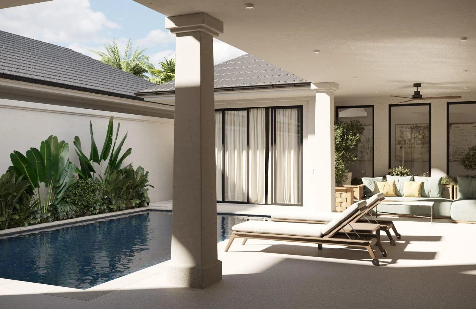 Last plot for sale in phase 1 – Bali style 3 bedroom villa with a private pool within 300 m walk from the beach – VIL0455 — vignette 3