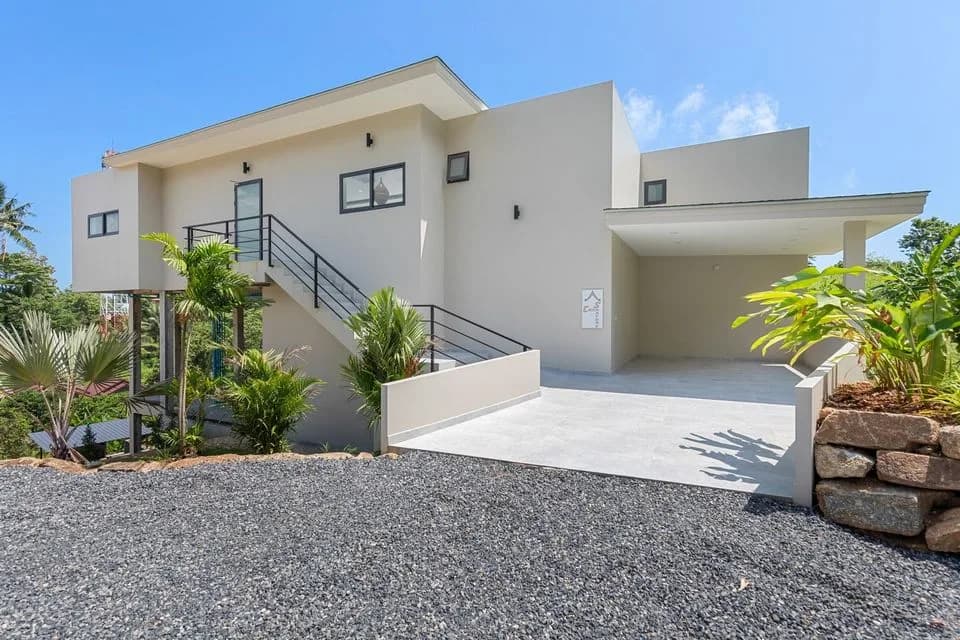 Newly built modern 4 bedroom villa with a partial sea view a short walk from Chaweng Noi beach – VIL0474 — vignette 3