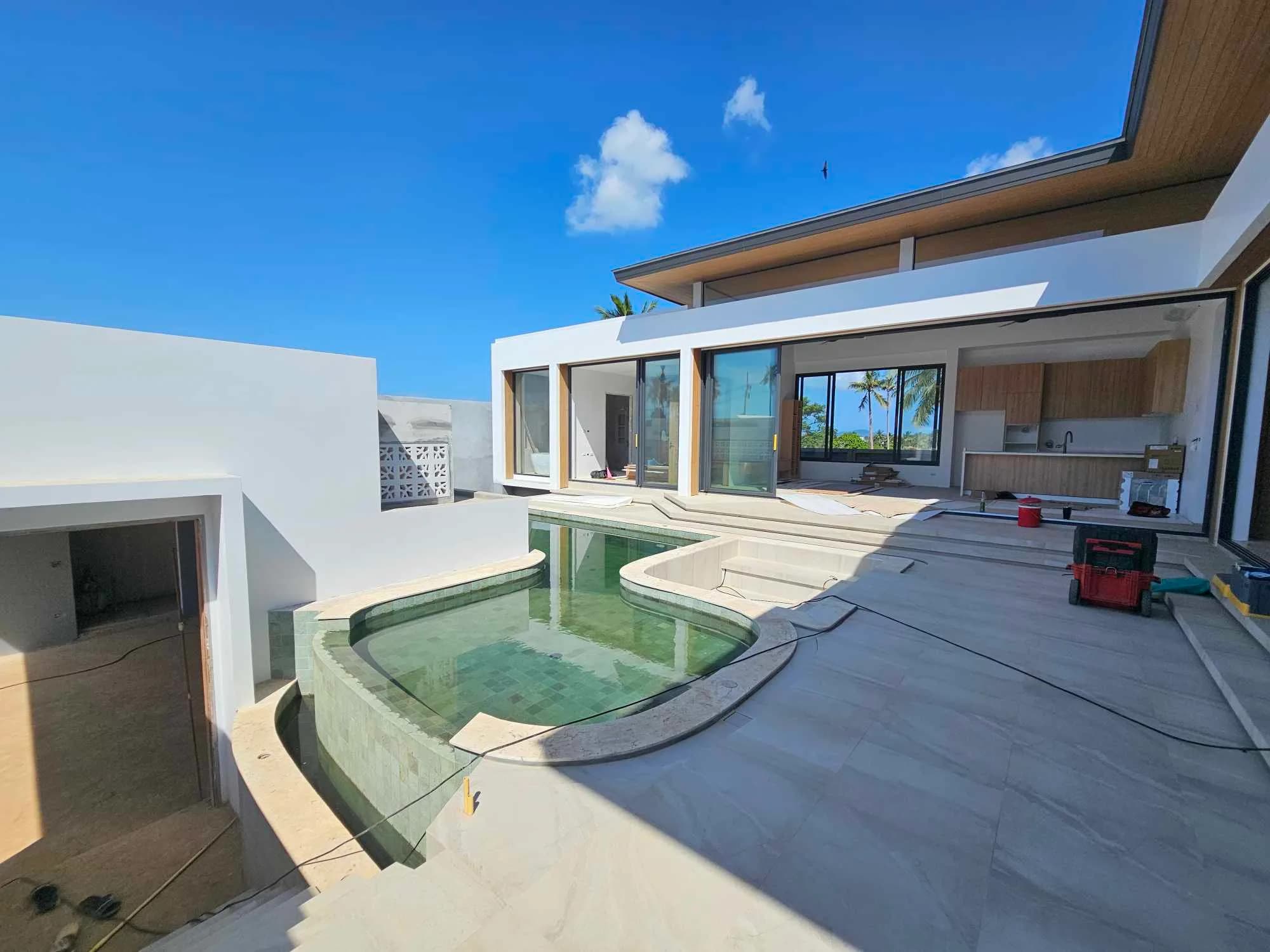 3 bedroom villa with a private pool 5 minute drive from crystal water beach in Maenam area – VIL0480 — vue 1