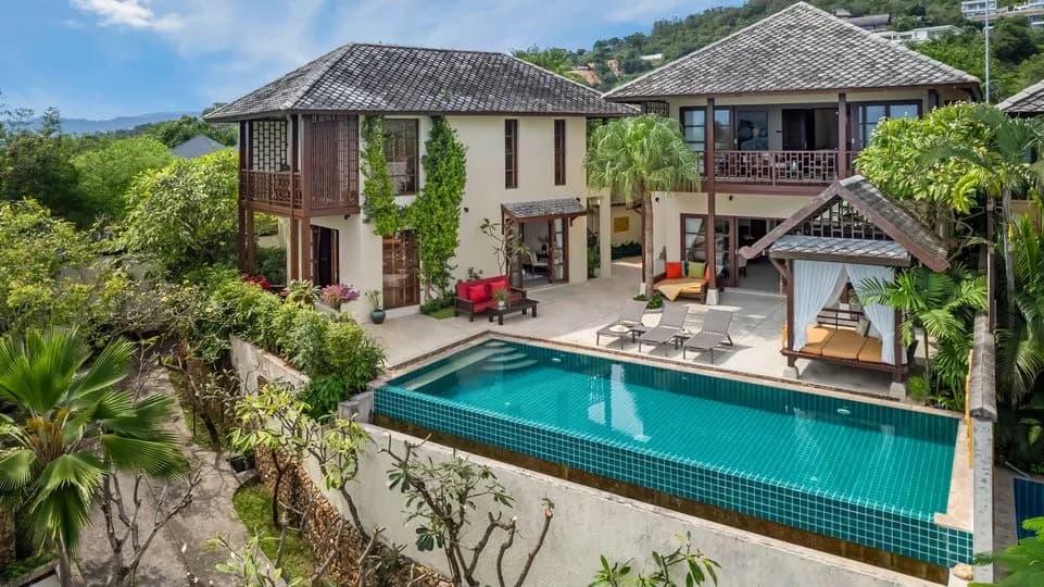 Mesmerizing 4 bedroom villa with sea views in a secluded cove on the Island of Koh Samui – VIL0486 — vue 1