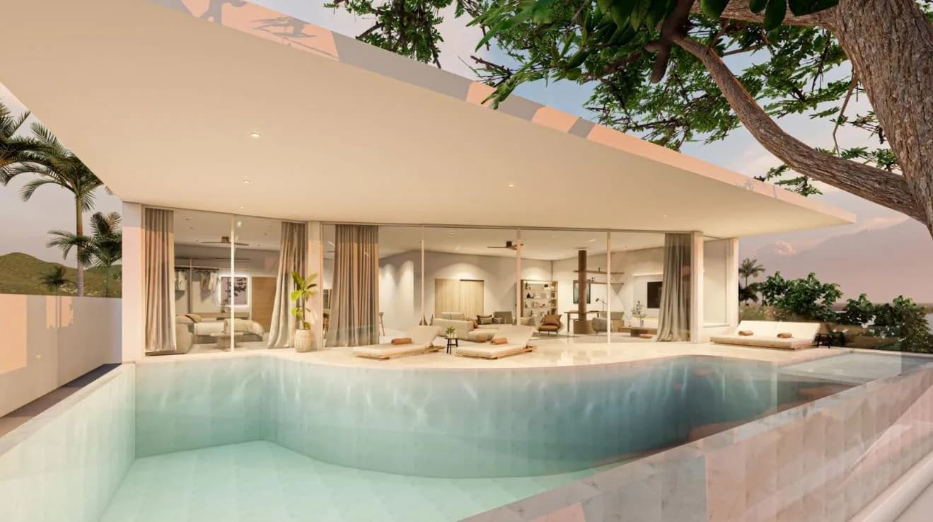 Beachfront villa with 3 bedrooms and mesmerizing sea views in Bangrak – VIL0487 — vue 1