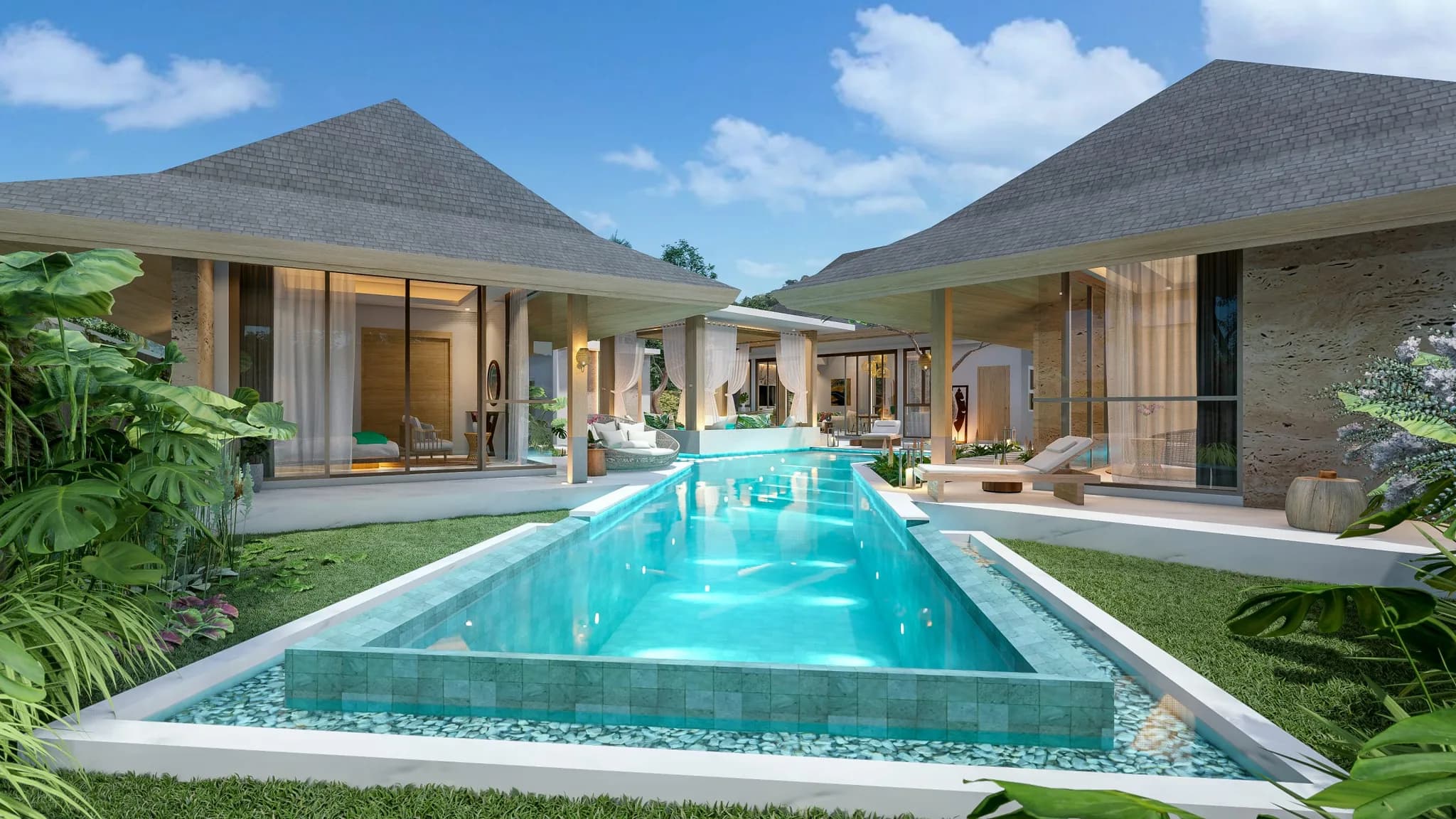 Magnificent 3 bedroom Bali style villas with a private pool in Bang Makham – VIL0534 — vignette 3