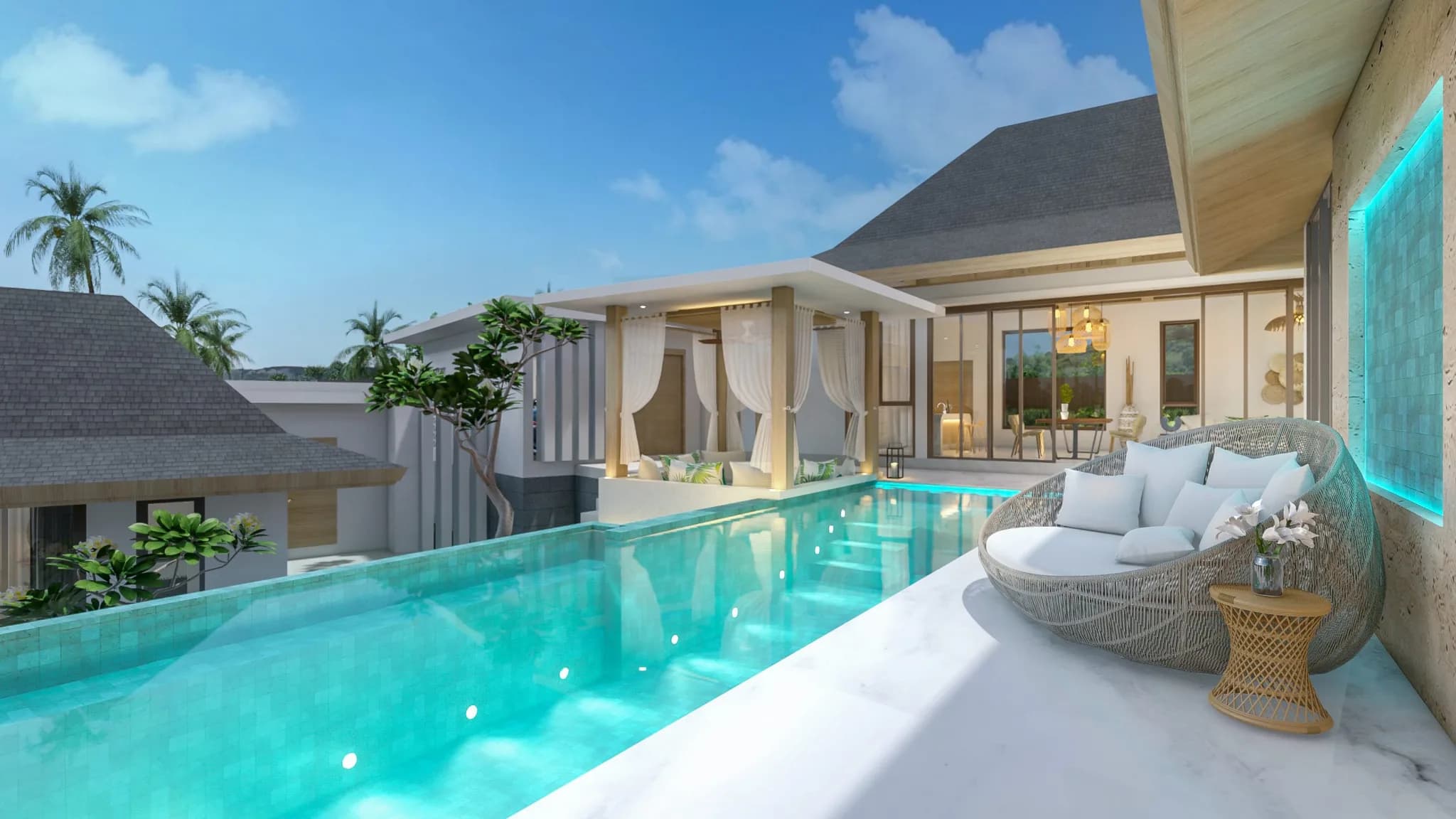 3+1 Bedroom Bali style villas with a private pool 900 meters from the beach – VIL0535 — vignette 4