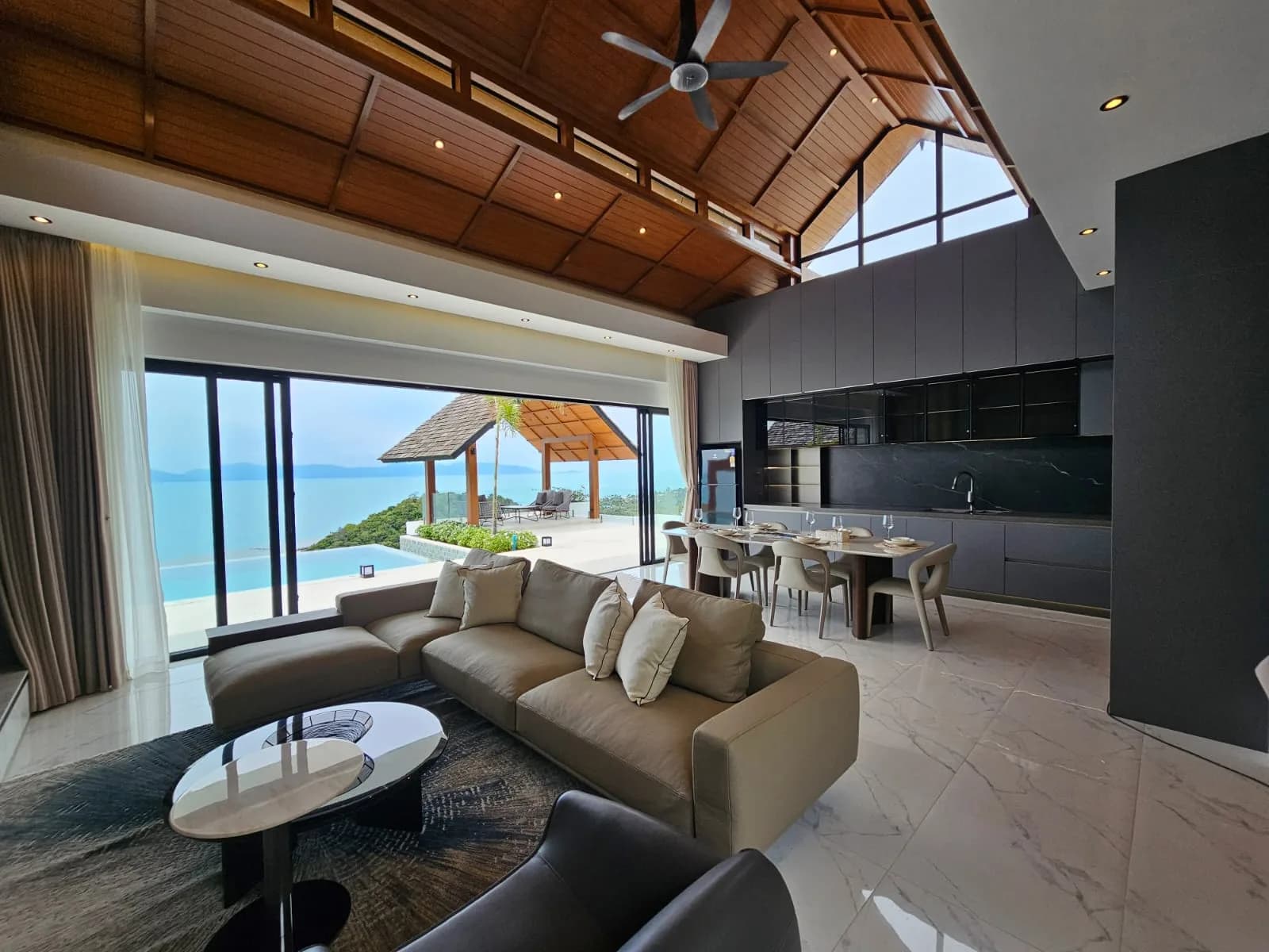 Magnificent 3 bedroom stunning sea view villas in a modern Thai style in Bang Por – VIL0537 — vignette 4