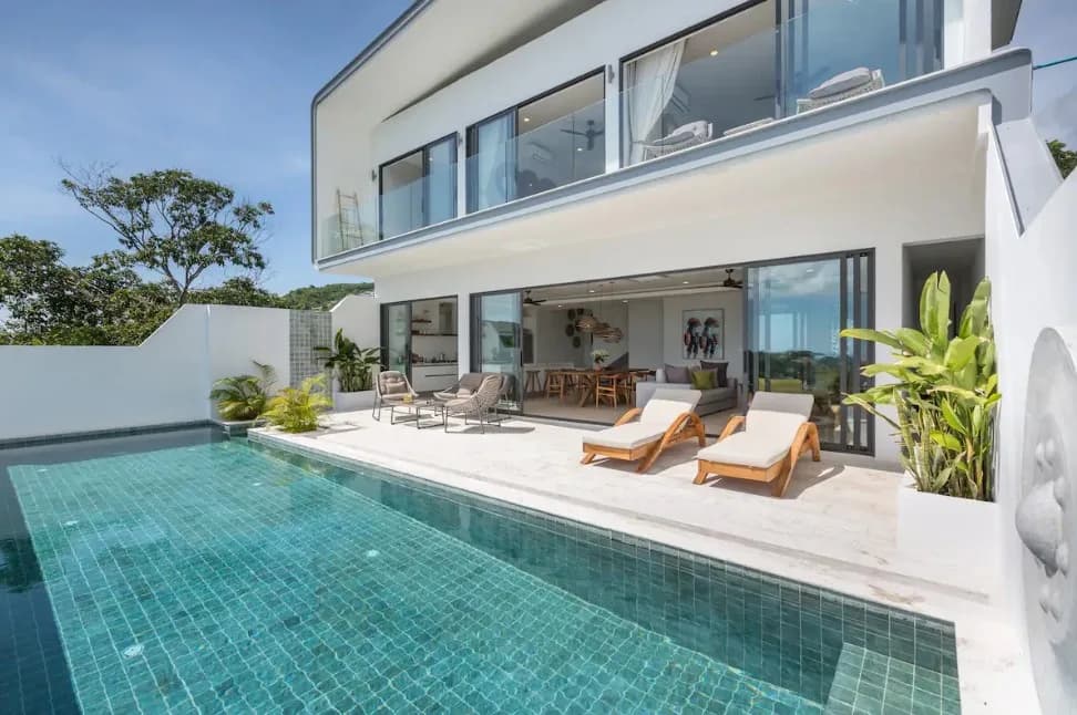 3 bedroom villa with beautiful sea views in Samui – VIL0544 — vue 1