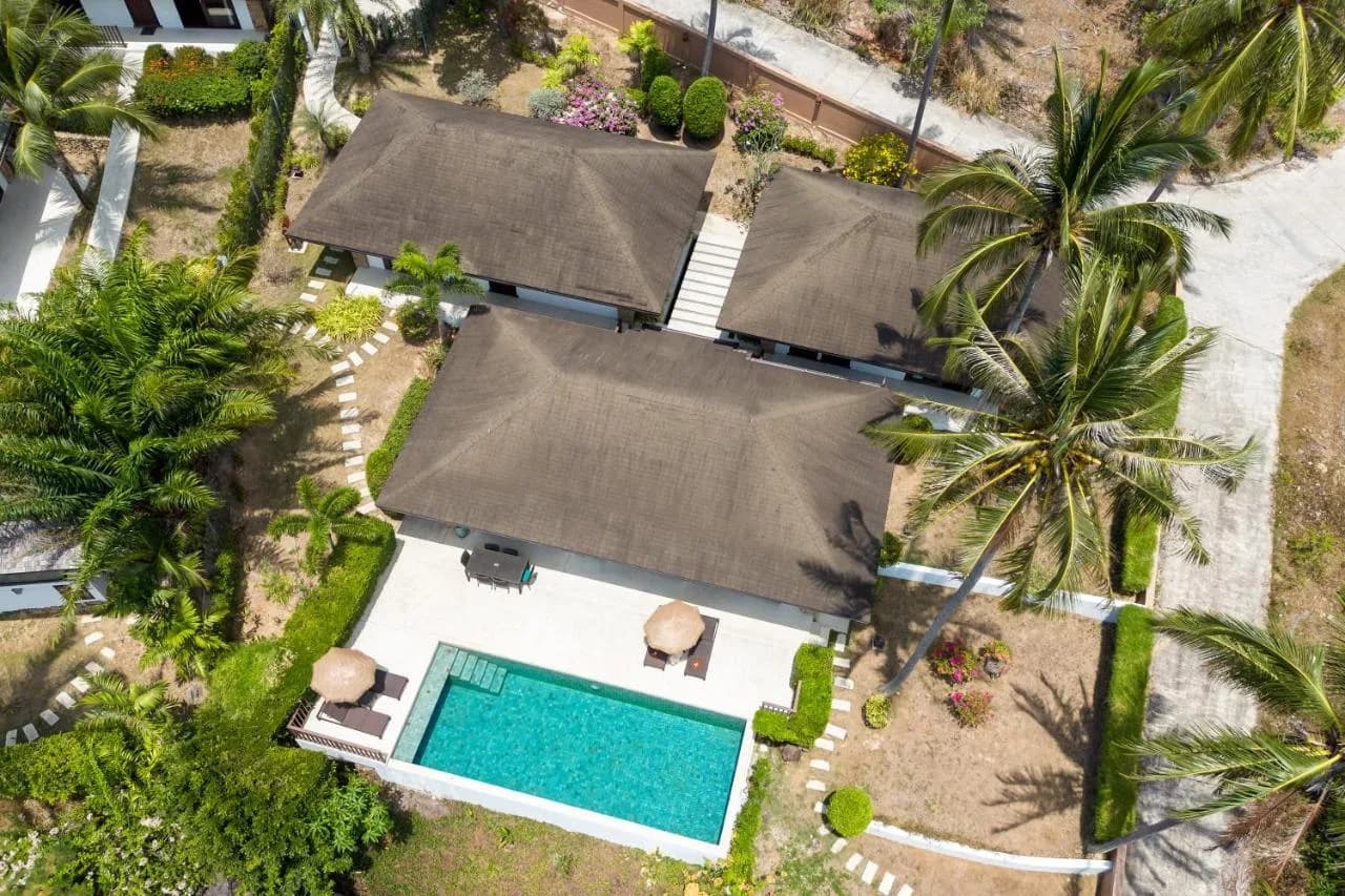 Balinese style 3 bedroom sea view villa on the hills of Chaweng Noi – VIL0551 — vignette 2