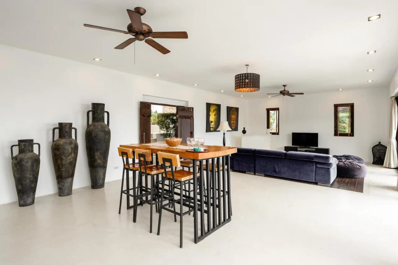 Balinese style 3 bedroom sea view villa on the hills of Chaweng Noi – VIL0551 — vignette 4