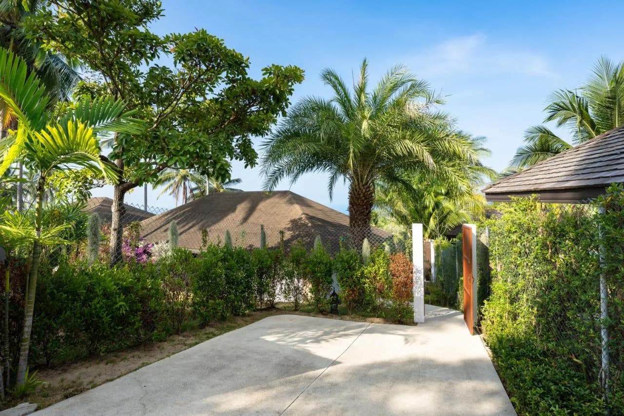 Balinese style 3 bedroom sea view villa on the hills of Chaweng Noi – VIL0551 — vignette 5