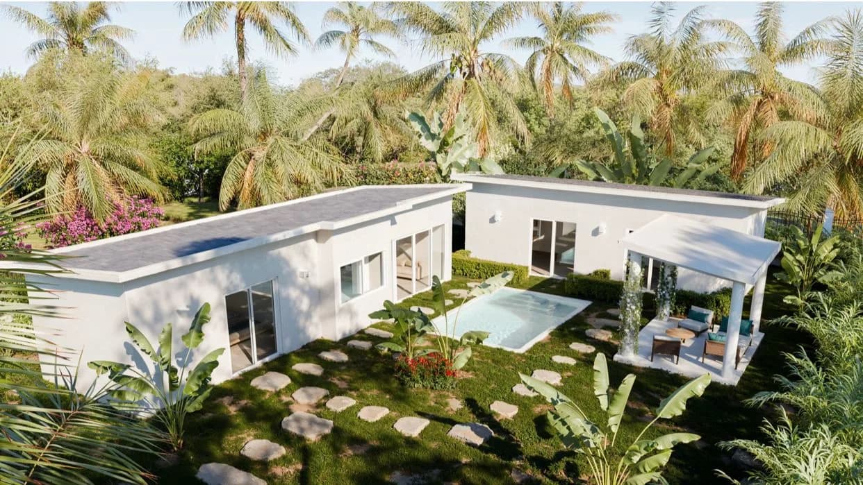 3 Bedroom garden pool villas for sale in Lamai – VIL0552 — vue 1