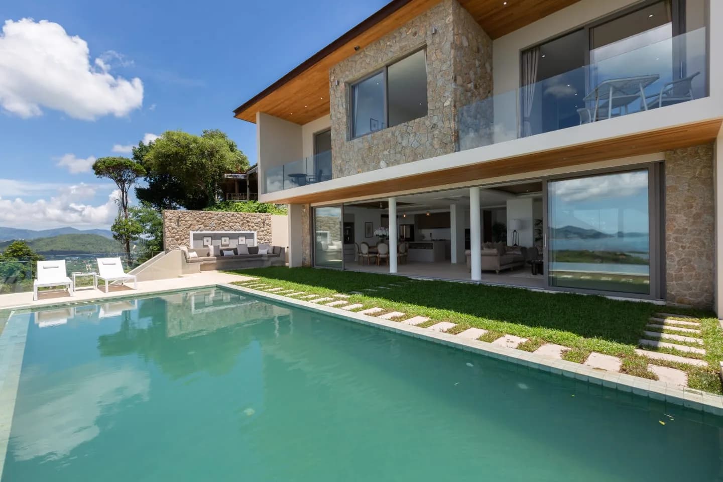 Exclusive 4 bedroom villa with stunning sea views in a luxury development in Choeng Mon – VIL0572 — thumbnail 2