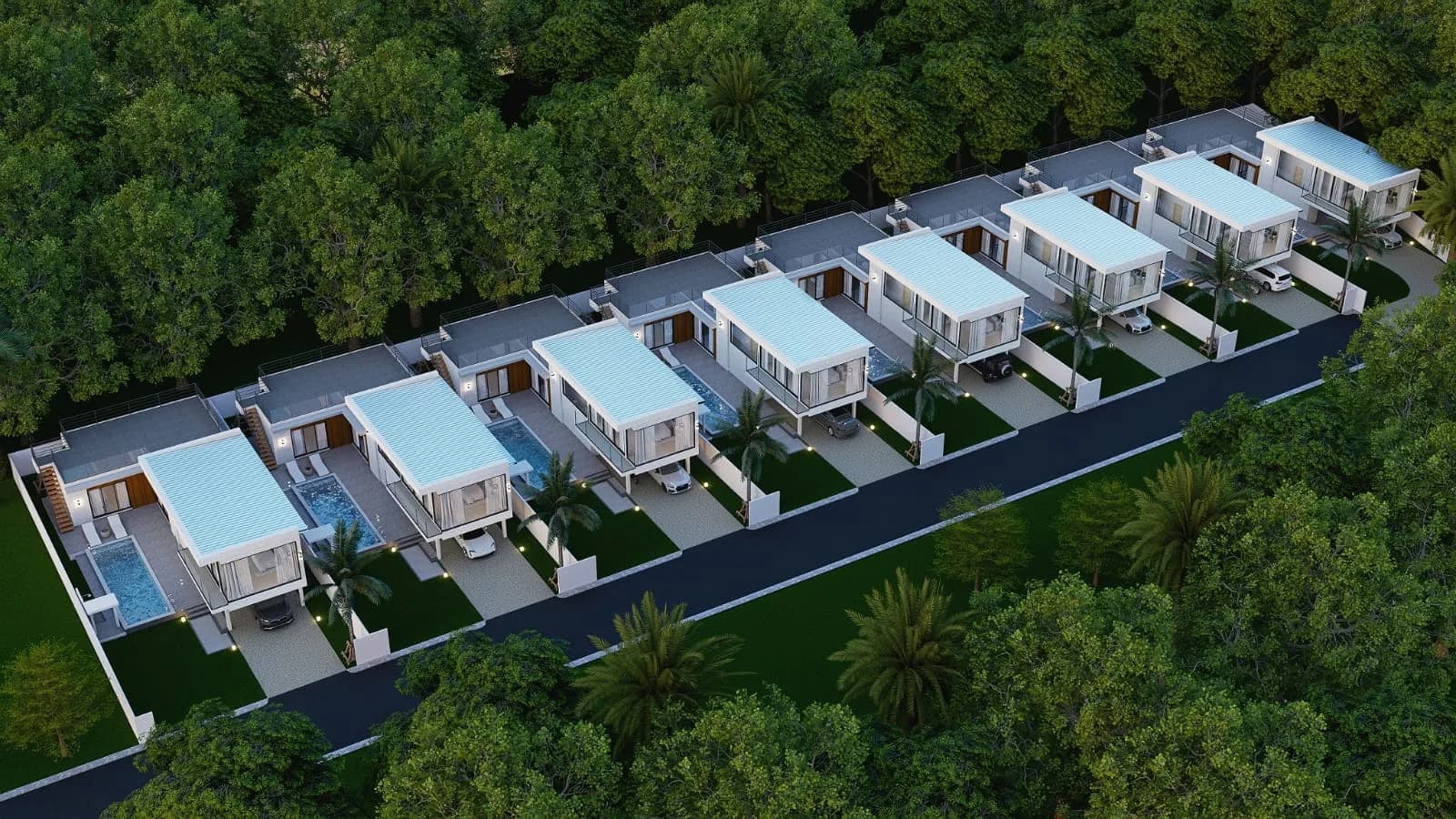 Affordable 3 bedroom villas with a private pool in Maenam – VIL0589 — vignette 2