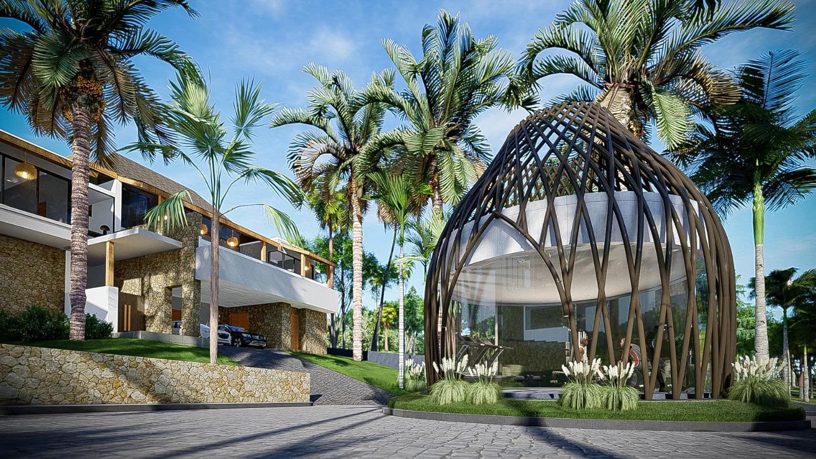 Modern and tropical 3 bedroom villas in Maenam – VIL0598 — vignette 2