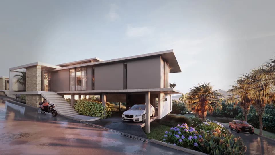 Modern 4 bedroom sea view villas in a new luxury development in Bang Por – VIL0608 — vignette 2