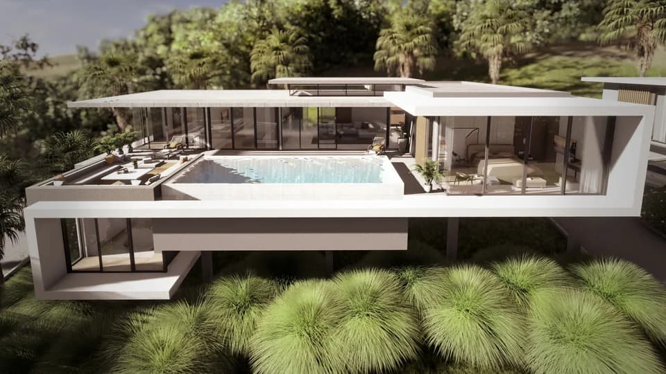 Modern 4 bedroom sea view villas in a new luxury development in Bang Por – VIL0608 — vignette 6