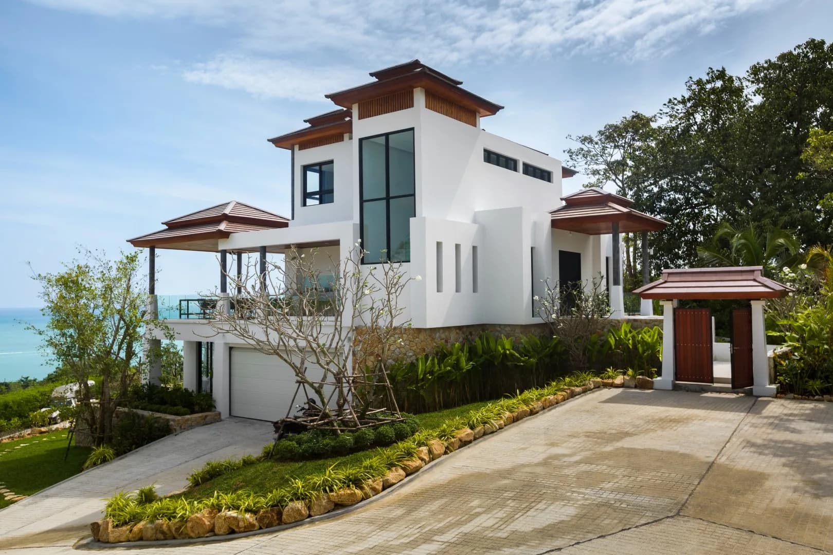 Spacious 3 bedroom villa with beautiful sea views and a large plot in Choeng Mon – VIL0618 — vignette 2