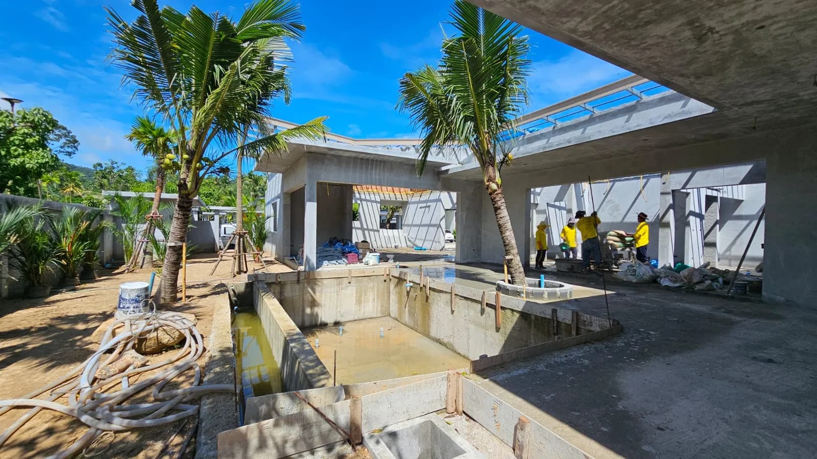 Almost completed 2 bedroom villa with a private pool in Maenam area – VIL0619 — vue 1