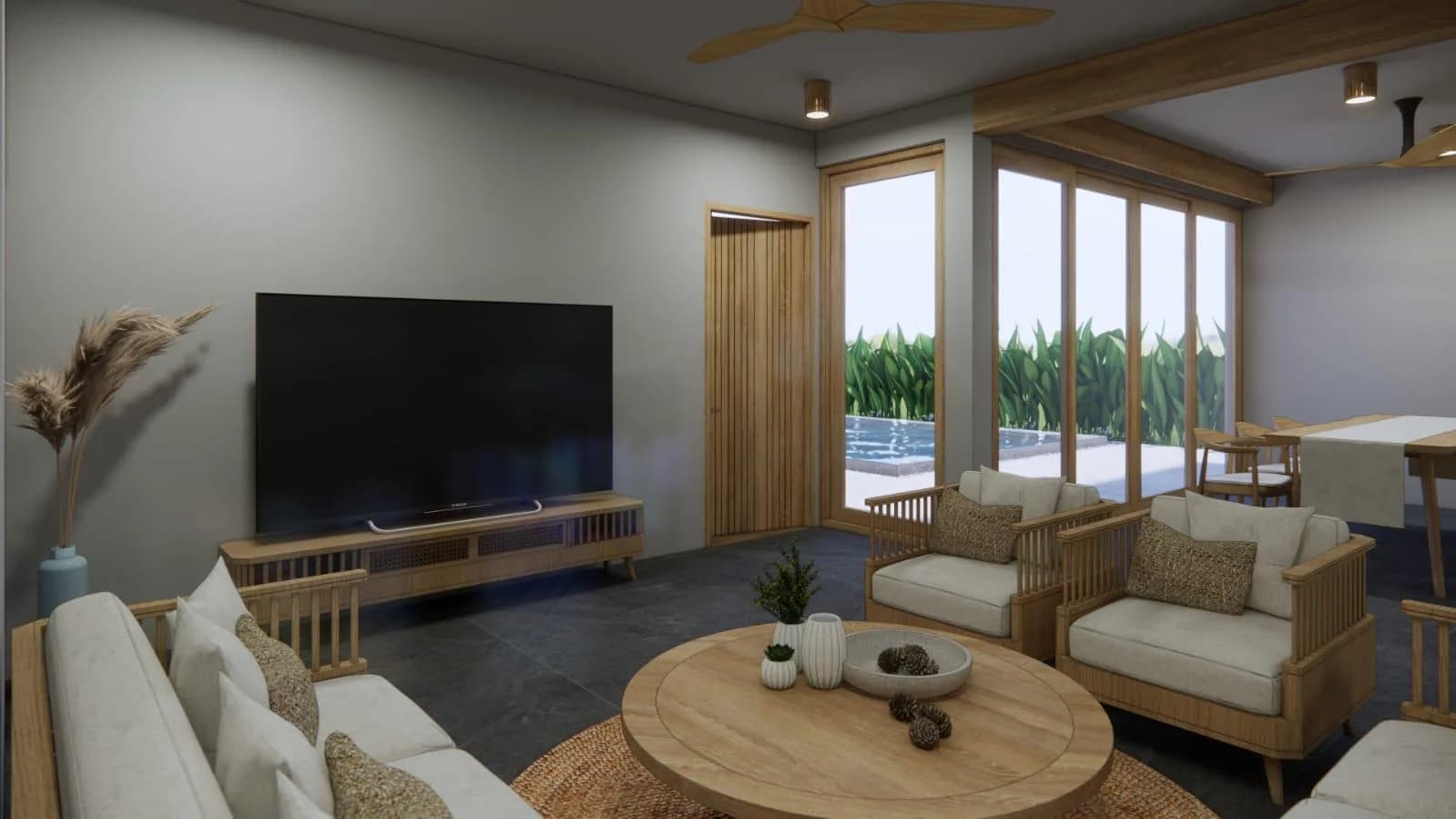 3 Bedroom villas in a charming Bali style 3 minute drive to 2 beaches – VIL0631 — vignette 6