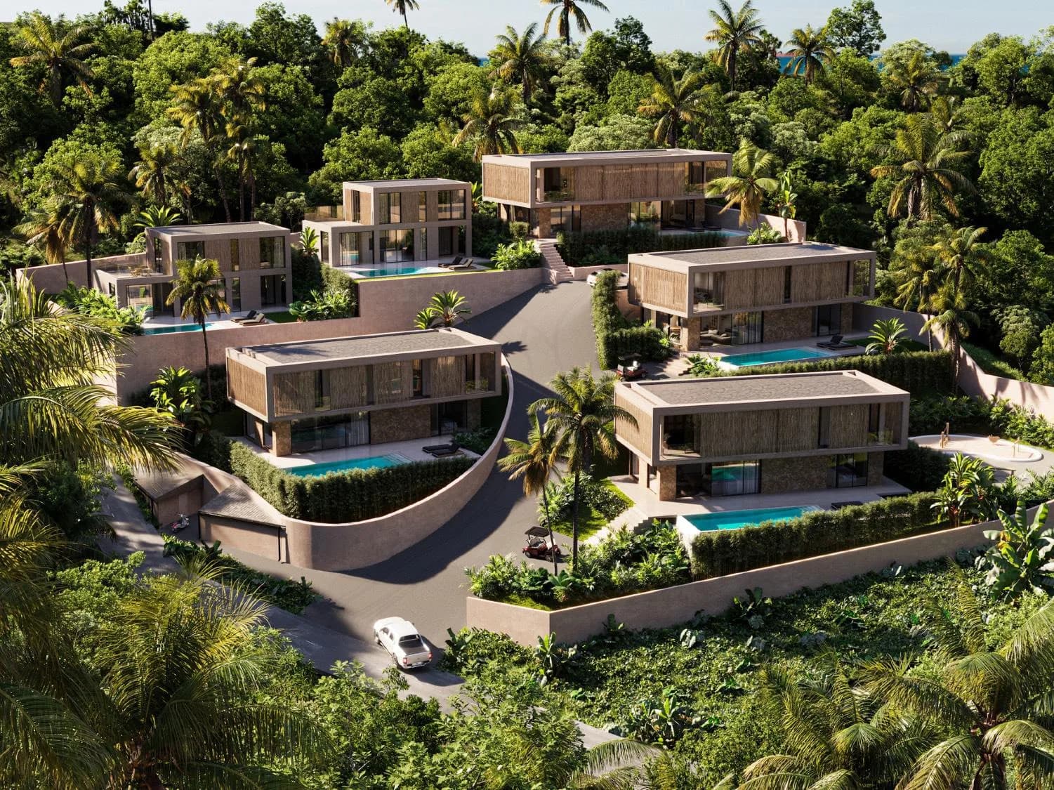 Impressive elegant 3 bedroom villas with a sea view and private pool in Samui – VIL0635 — vignette 2