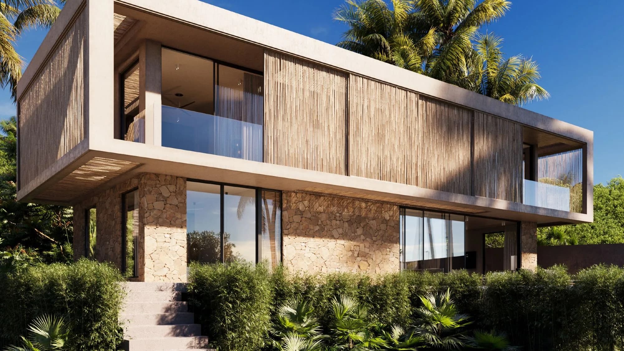 Impressive elegant 3 bedroom villas with a sea view and private pool in Samui – VIL0635 — vignette 3