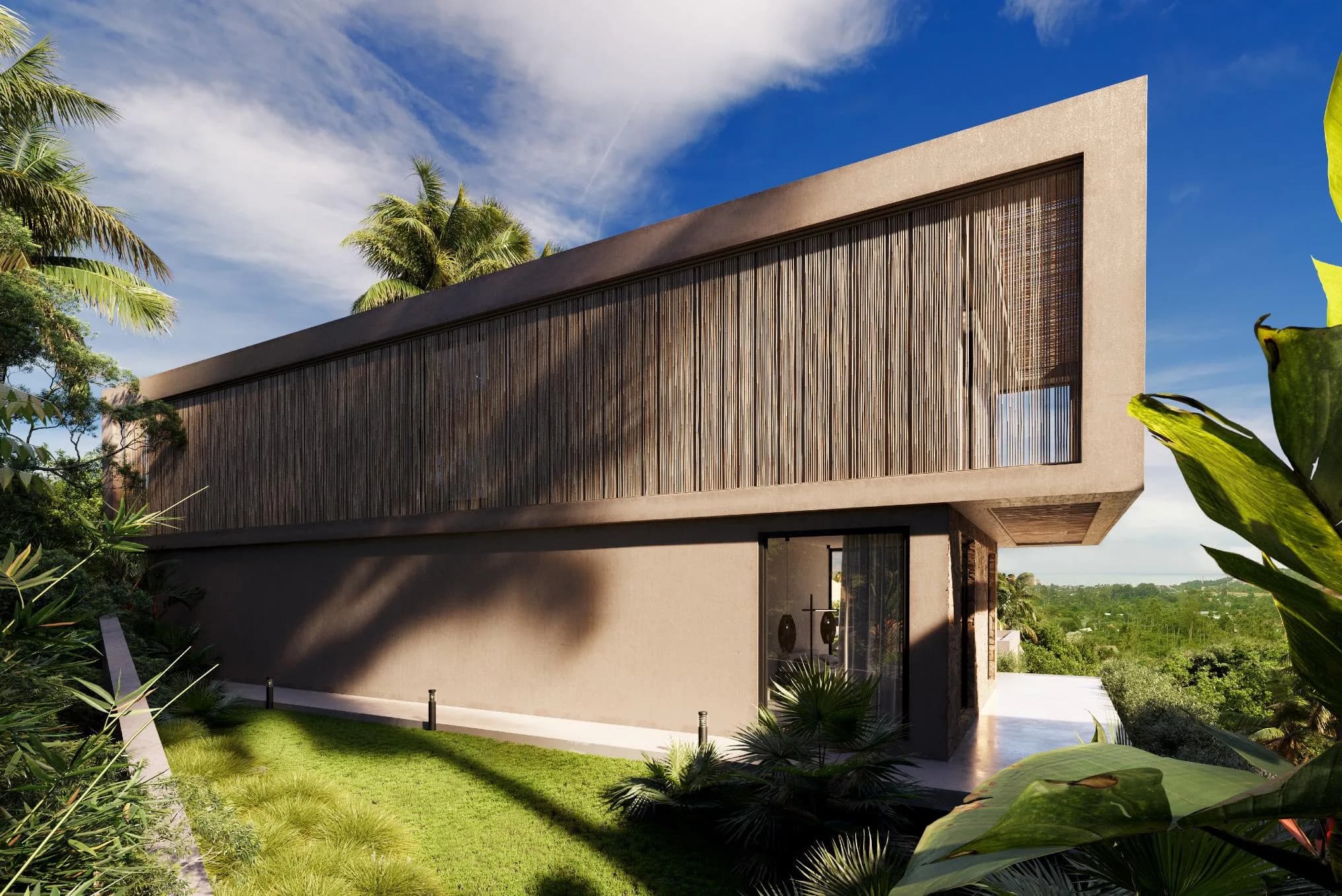 Impressive elegant 3 bedroom villas with a sea view and private pool in Samui – VIL0635 — vignette 4