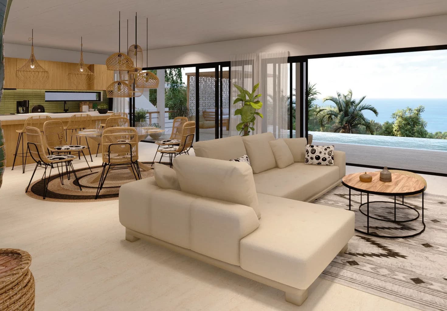 4 Bedroom villa with a a panoramic sea view to 180 degree and a private pool in Bophut hills – VIL0638 — vignette 5