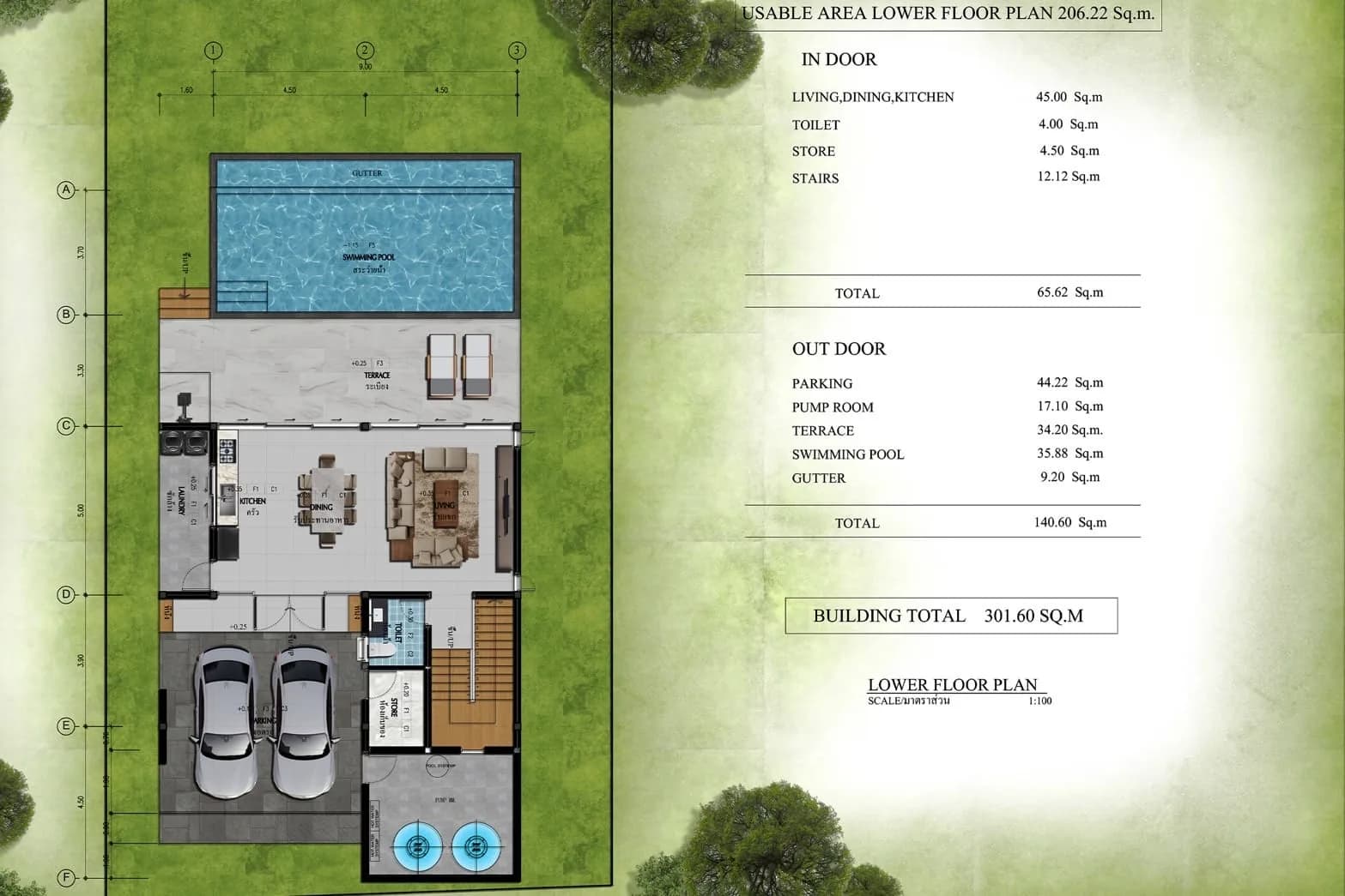 3 bedroom modern house with a pool in center of Samui – VIL0643 — vignette 6