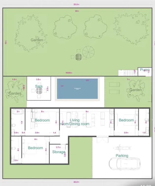 3 Bedroom villas with a private pool and a big garden in Maenam area – VIL0644 — vignette 3