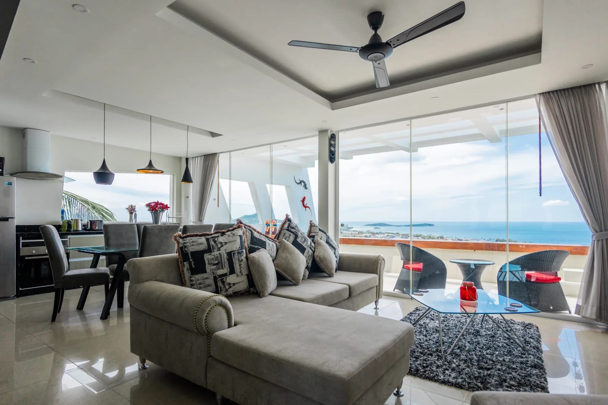 Modern 2 bedroom sea view villa + the apartment downstairs in Chaweng Noi – VIL0647 — vignette 4