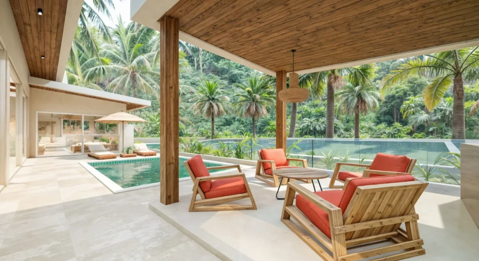 Affordable 2 bedroom garden pool villa in Maenam – VIL0649 — vignette 5