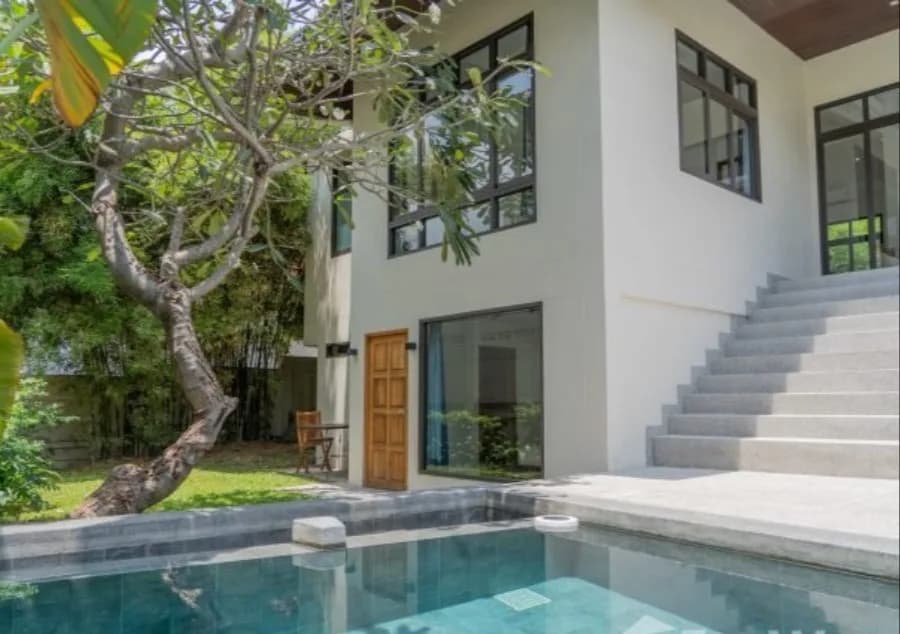 Recently refurbished stylish 3-BEDROOM VILLA with a private pool in Bophut-VIL0007 — vue 1