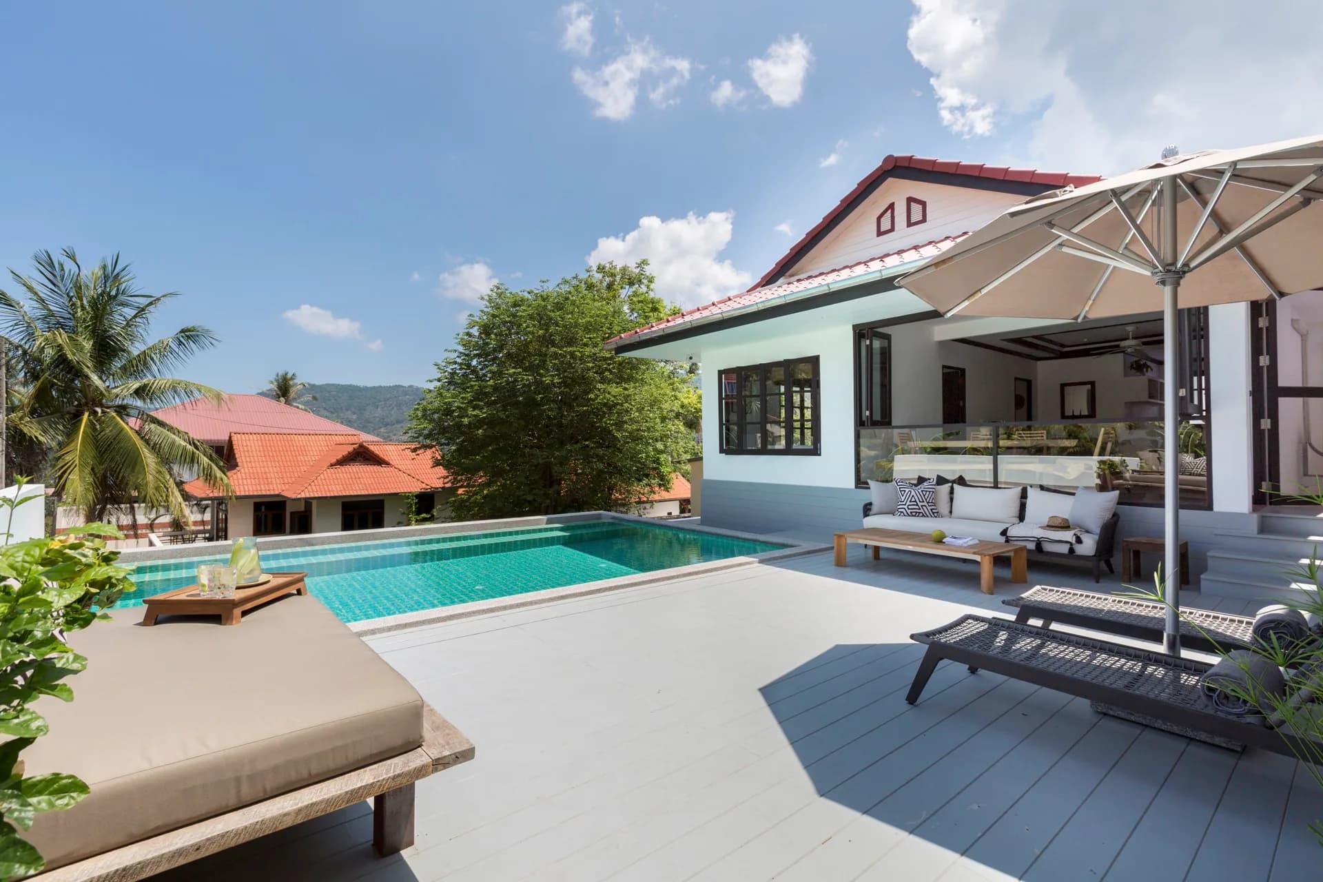 Recently renovated 2 BEDROOM VILLA with a private pool in Bophut-VIL0008 — vue 1