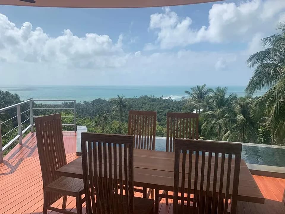 Villa with stunning seaview in Lamai-VIL0012 — vue 1