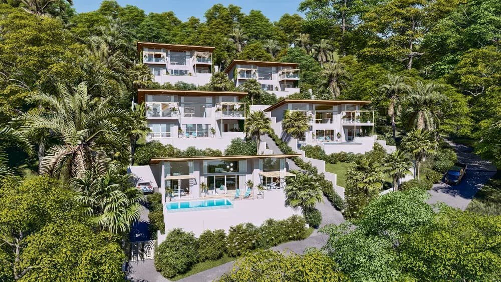 Splendid 4 bedroom private pool villas with amazing sunset views in a peaceful area of Bang Makham-VIL0037 — vue 1