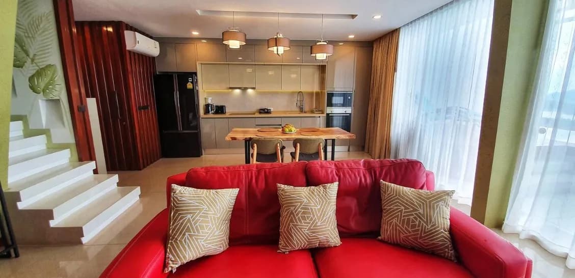 Magnificent 2 bedroom sea view villa with a private pool, roof top terrace and apartment in Chaweng Noi-VIL0069 — vue 1