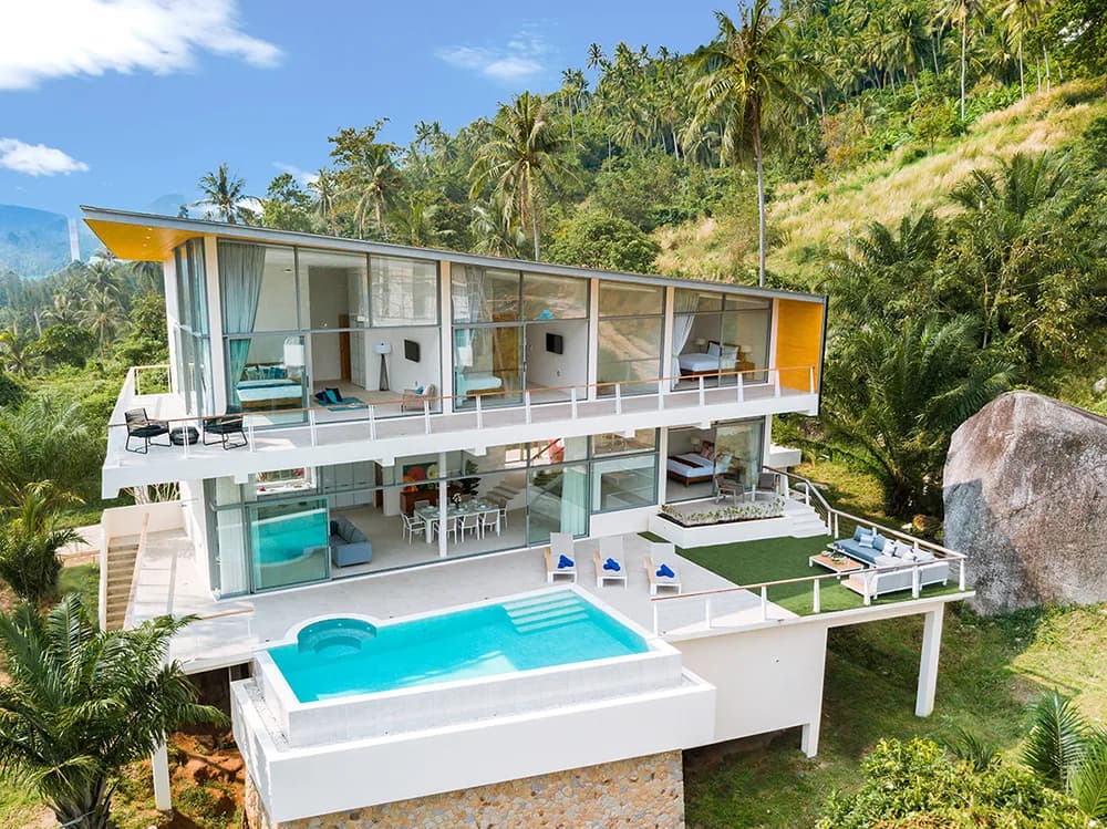 4 Bedroom Sea View villa in Lamai-VIL0072 — vue 1