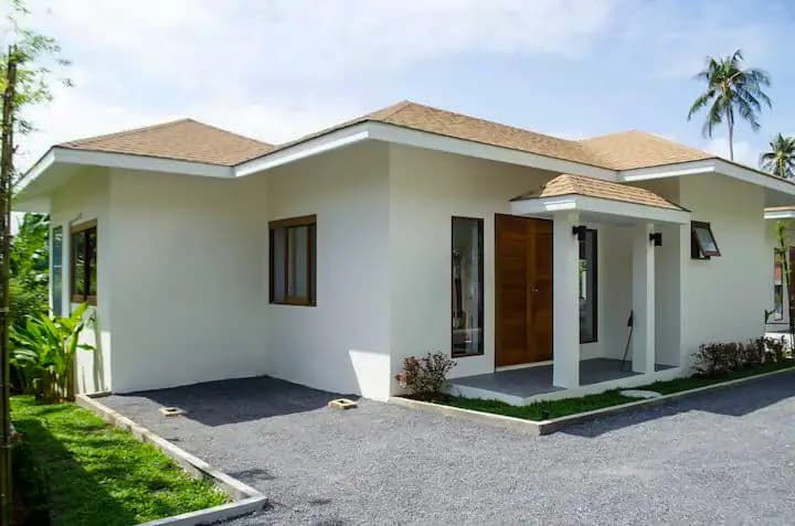 2 bedroom coconut grove view villa in Balinese style for sale in Lamai-VIL0090 — vue 1
