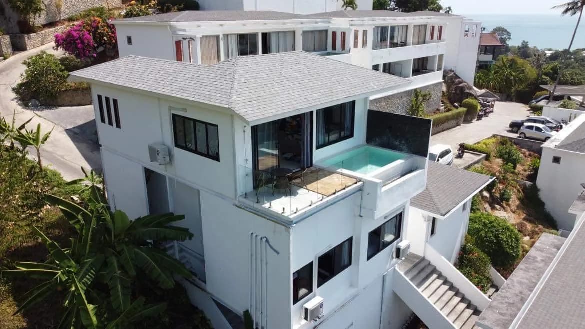 GREAT DEAL! AFFORDABLE PRICE! Sea view duplex villa with 2 bedrooms and a private pool in Lamai-VIL0104 — view 1